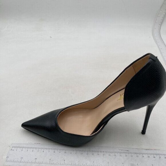 FOWT Women Pointed Toe Slip on Pumps Stiletto High Heels All Season Formal Balck - Picture 1 of 7